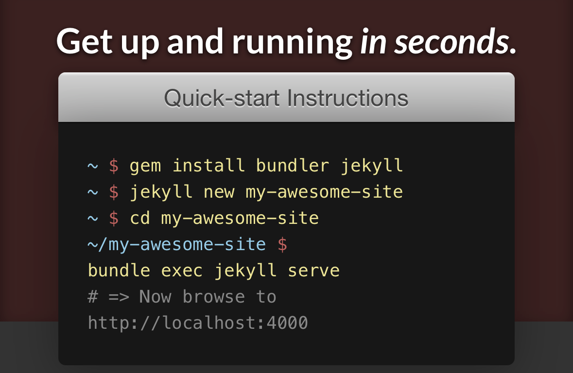 Jekyll turning Markdown into a site